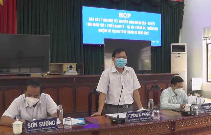 Huyện Thạnh Trị đánh giá tình hình trước, trong và sau Tết Nhâm Dần 2022